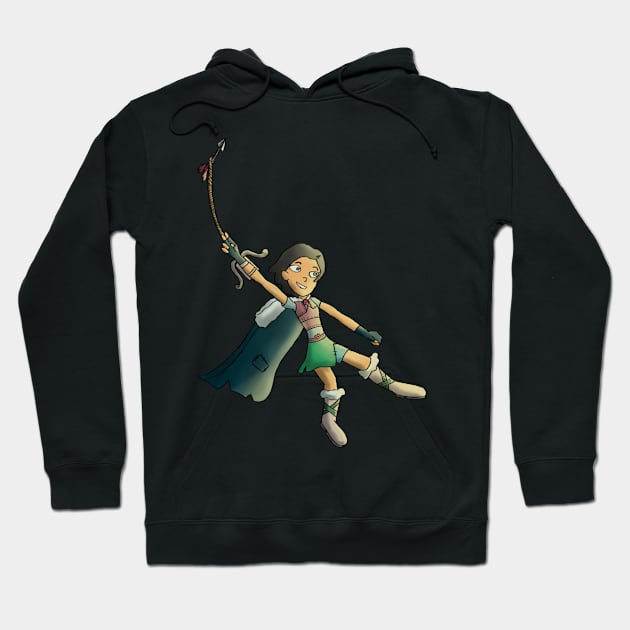 Marcy from amphibia hanging around Hoodie by SharonTheFirst